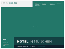Tablet Screenshot of hotelahorn.de